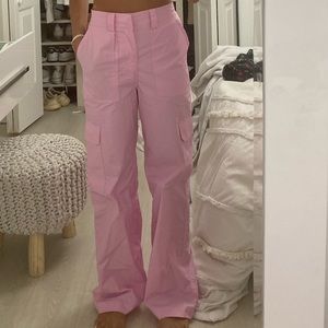 pink cargo pants